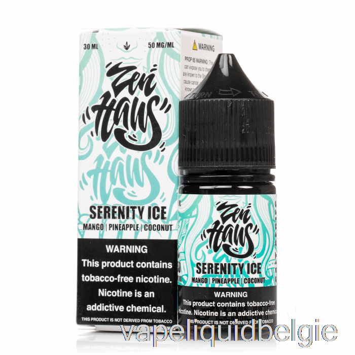 Vape Vloeibaar Sereniteitsijs - Zen Haus-zouten - 30ml 30mg